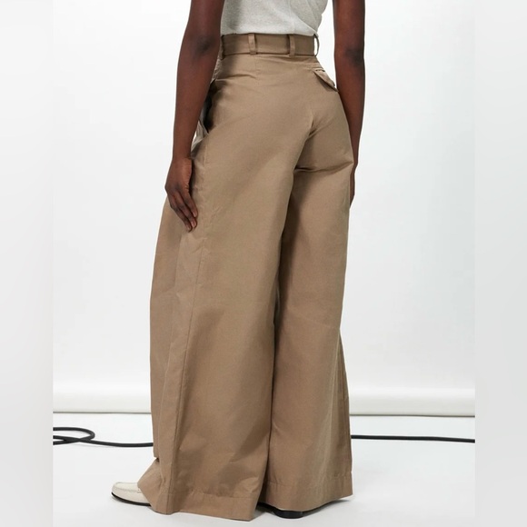 S.S. Daley Vita pleated cotton wide-leg trousers NWT - Picture 1 of 3